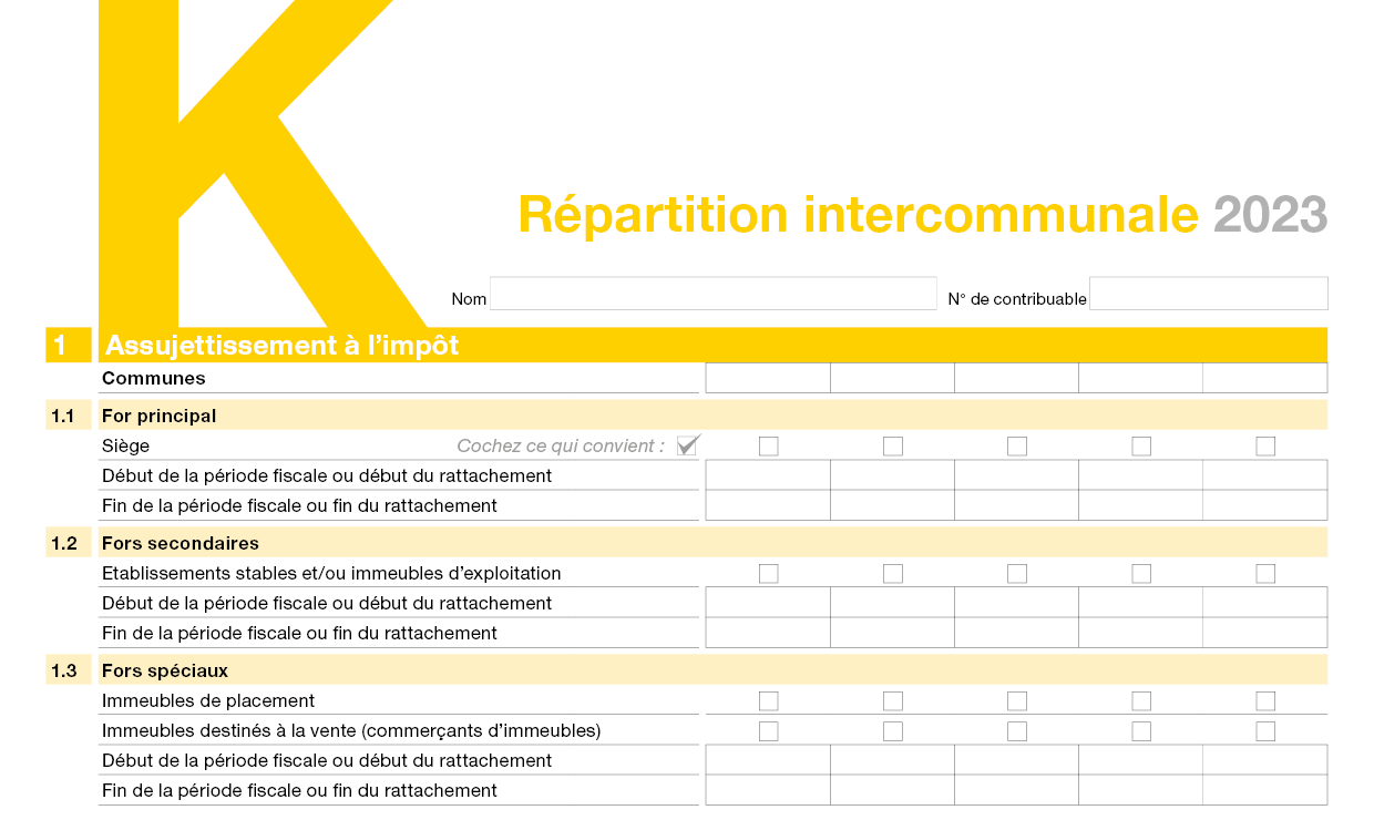 Annexe K - Répartition intercommunale - détails