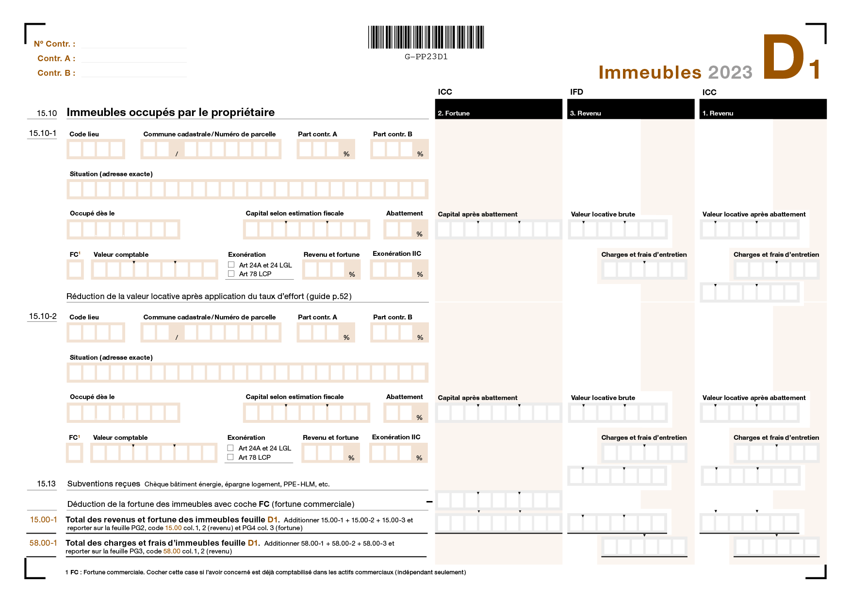 Immeubles